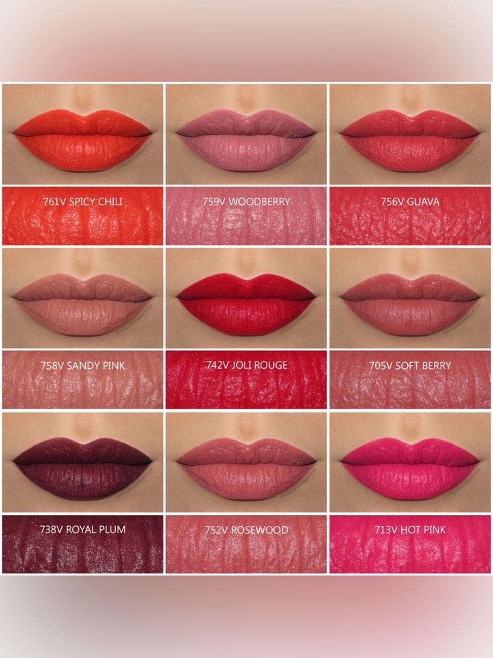 Clarins Joli Rouge Velvet Matte Moisturizing Lipstick - Picture 3 of 7